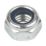 Easyfix BZP Steel Nylon Lock Nuts M4 100 Pack