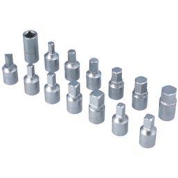 Laser Drain Plug Key Set 14 Pieces - Screwfix