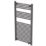 Flomasta 1200mm x 600mm 2102BTU Anthracite Flat  Towel Radiator