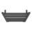 Flomasta 1200mm x 600mm 2102BTU Anthracite Flat  Towel Radiator