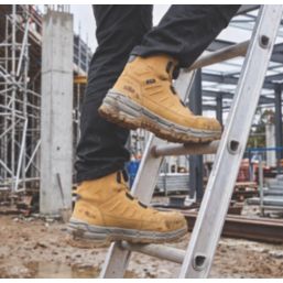 Site Assert Size 11  Tan Waterproof  Safety Boots