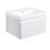 Essentials Genoa Vanity Unit with Basin Matt White 605mm x 460mm x 360mm