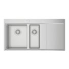 Clearwater Xeron 1.5 Bowl Stainless Steel Kitchen Sink  1000mm x 520mm