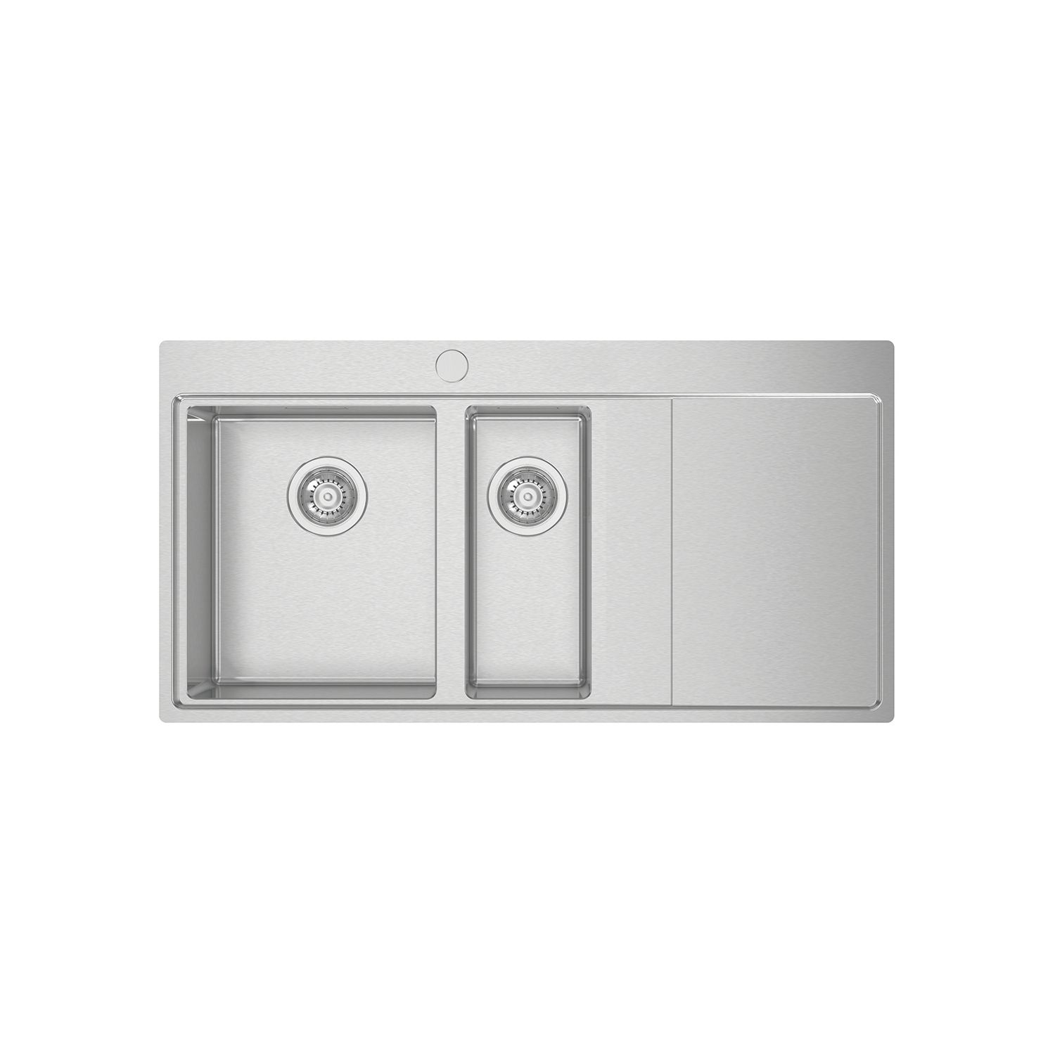 Clearwater Xeron 1.5 Bowl Stainless Steel Kitchen Sink 1000mm x 520mm (646FJ)