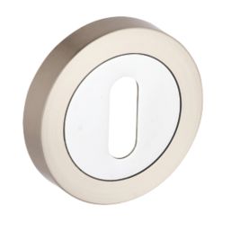 Smith & Locke  Standard Escutcheon (Single) Chrome / Brushed Nickel 50mm
