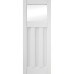 Jeld-Wen Deco 3-Clear Light Primed White Wooden 3-Panel Internal Door 1981 x 838mm