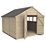 Forest  10' x 10' (Nominal) Apex Overlap Timber Shed