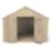 Forest  10' x 10' (Nominal) Apex Overlap Timber Shed