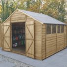 Forest  10' x 10' (Nominal) Apex Overlap Timber Shed