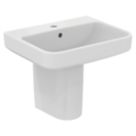 Ideal Standard i.life B Washbasin & Semi Pedestal 1 Tap Hole 550mm