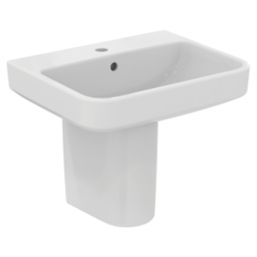 Ideal Standard i.life B Washbasin & Semi Pedestal 1 Tap Hole 550mm