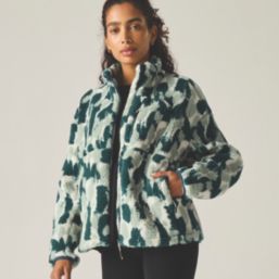 Regatta RoswindWR  Womens Fleece Deep Pine Brushstroke Camo Print  Size 20