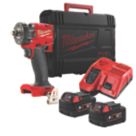Refurb Milwaukee M18 FIW2F38-502X FUEL 18V 2 x 5.0Ah Li-Ion RedLithium Brushless Cordless Impact Wrench