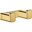 Hansgrohe AddStoris Double Bathroom Hook Polished Gold Optic
