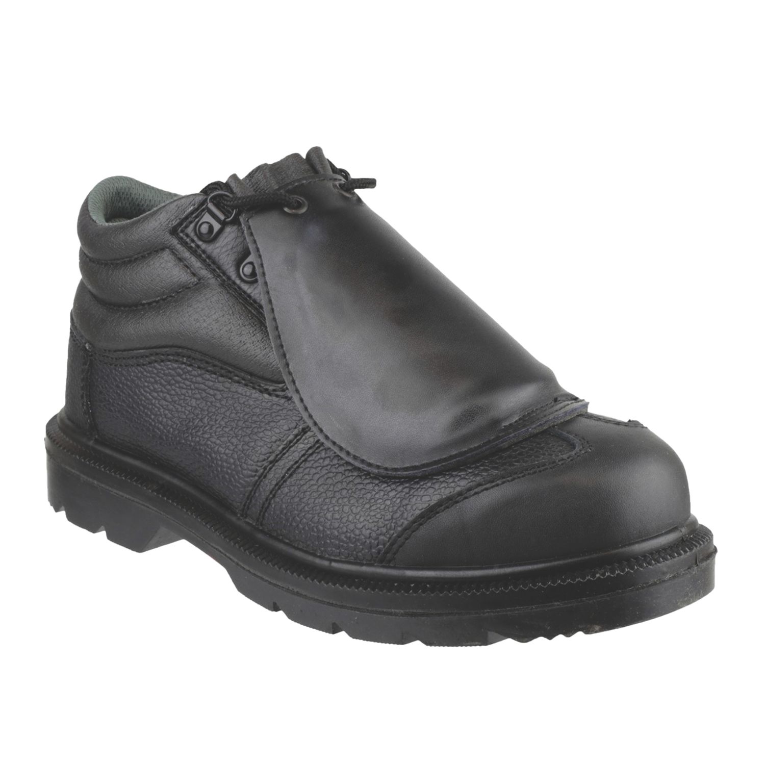 Centek FS333 Size 10 Black Steel Toe Cap Safety Shoes (646XA)