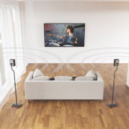 AVF Universal Speaker Stands Black