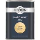 Liberon 1Ltr Clear Satin Water-Based Interior Wood Wax Oil