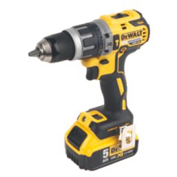 DeWalt DCK655P3T-GB 18V 3 x 5.0Ah Li-Ion XR  Cordless 6-Piece Power Tool Kit