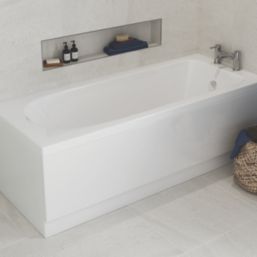 Illinois  Single-Ended Bath Acrylic 2 Tap Holes 1700mm x 700mm
