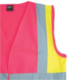 Pro RTX High Visibilty  Waistcoat Yellow / Pink X Large 48" Chest