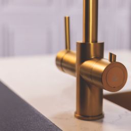 ETAL Elise 3-in-1 Instant Boiling Water Kitchen Tap Brushed Gold