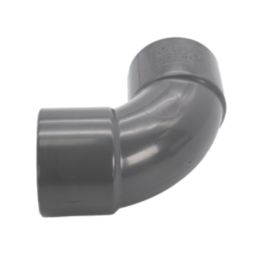FloPlast Solvent Weld Waste Bend 92.5° Anthracite Grey 40mm 5 Pack