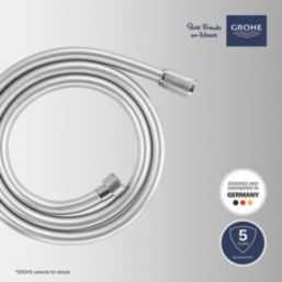 Grohe VitalioFlex Silver  Shower Hose Chrome 8mm x 1500mm