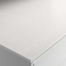Wilsonart Blanc Crystal Matt Grey Stone Effect Laminate Worktop 3000mm x 650mm x 12mm