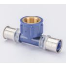 Wavin Tigris K5 Multi-Layer Composite Press-Fit Adapting One-Sided Female Tees 20mm x 0.75" x 20mm 10 Pack