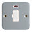 Contactum CLA3362 13A Unswitched Metal Clad Fused Spur with Neon  with White Inserts