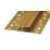 Carpet to Carpet Door Threshold Gold 900mm x 50mm