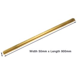 Carpet to Carpet Door Threshold Gold 900mm x 50mm