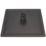 Highlife Bathrooms  Swivel & Tilt Square Rainfall Shower Head Matt Black 200mm