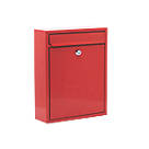 Burg-Wachter Compact Post Box Red Powder-Coated