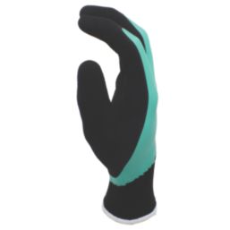 MCR Safety HydraGrip General Handling Gloves Green/Black Large 1 Pair