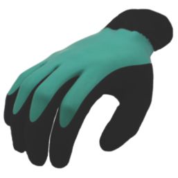 MCR Safety HydraGrip General Handling Gloves Green/Black Large 1 Pair