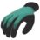 MCR Safety HydraGrip General Handling Gloves Green/Black Large 1 Pair