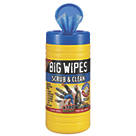 Big Wipes Scrub & Clean Wipes Blue 100 Pack