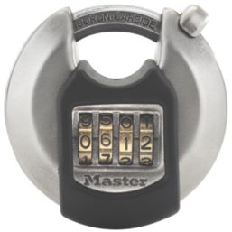 Weatherproof combination shop padlock