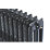 Arroll Montmartre 3-Column Cast Iron Radiator 760mm x 914mm Black / Silver 5405BTU