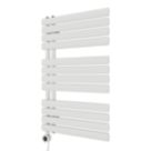 Ximax 816mm x 500mm 1024BTU White Flat Electric Towel Radiator
