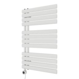 Ximax 816mm x 500mm 1024BTU White Flat Electric Towel Radiator