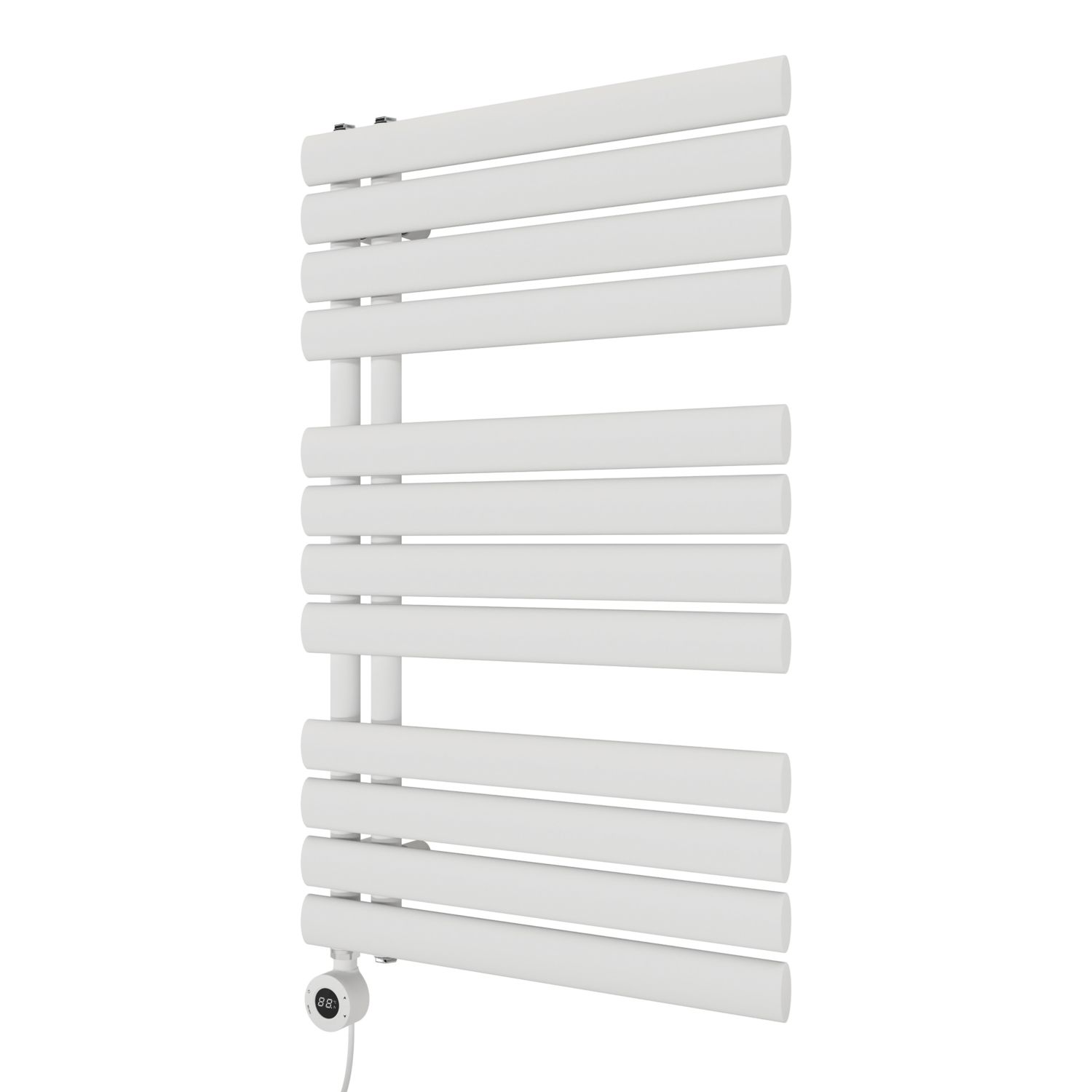 Ximax 816mm x 500mm 1024BTU White Flat Electric Towel Radiator (648AC)