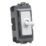 Knightsbridge  20AX Grid Intermediate Toggle Switch Matt White