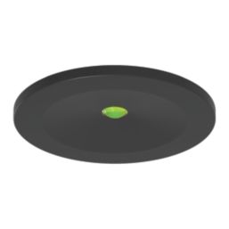 4lite  Tilt Cylindrical Recessed Non-Maintained Emergency LED Downlights Black 2W 110lm 50mm 2 Pack