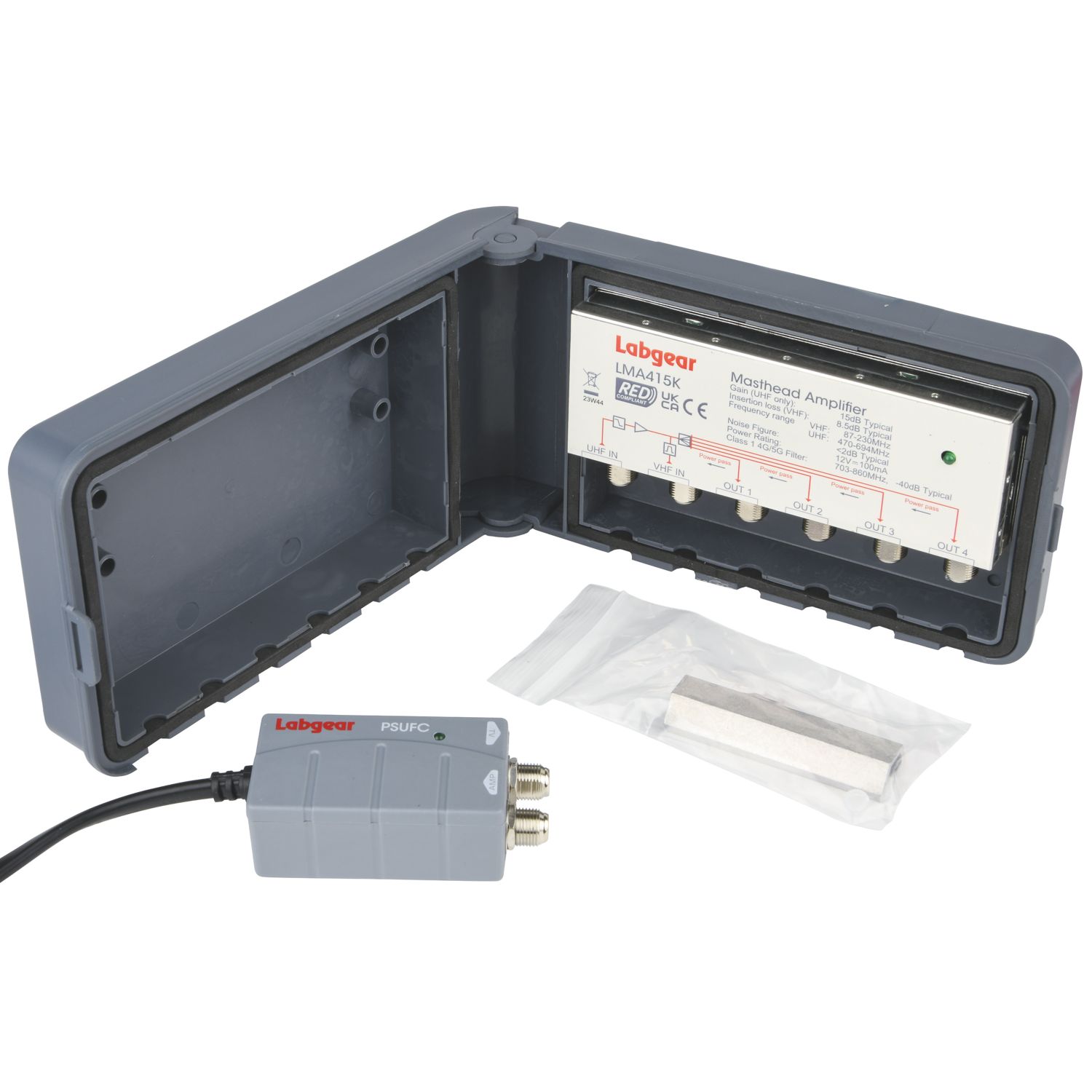 Labgear KIT415K 4-Way Masthead Amplifier Kit (648JR)