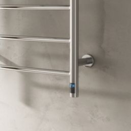 Reina 350mm x 500mm 222BTU Stainless Steel Flat Electric Towel Radiator