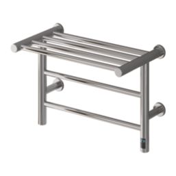 Reina 350mm x 500mm 222BTU Stainless Steel Flat Electric Towel Radiator