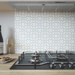 Wilsonart Stone Tessera Yellow Splashback 900mm x 800mm x 4mm