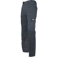 Dickies Everyday Trousers Navy Blue 40" W 34" L